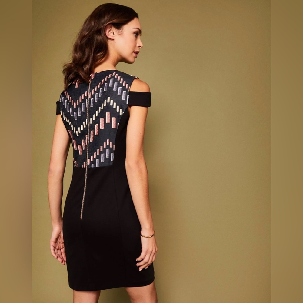 Ted Baker $295 NWOT Zyra Cotton Reel Cut Out Bodycon Dress, Size Size 4 small - Picture 16 of 16